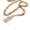 Light Brown Wood Bohemian Garland, 87" x 1" x 1"